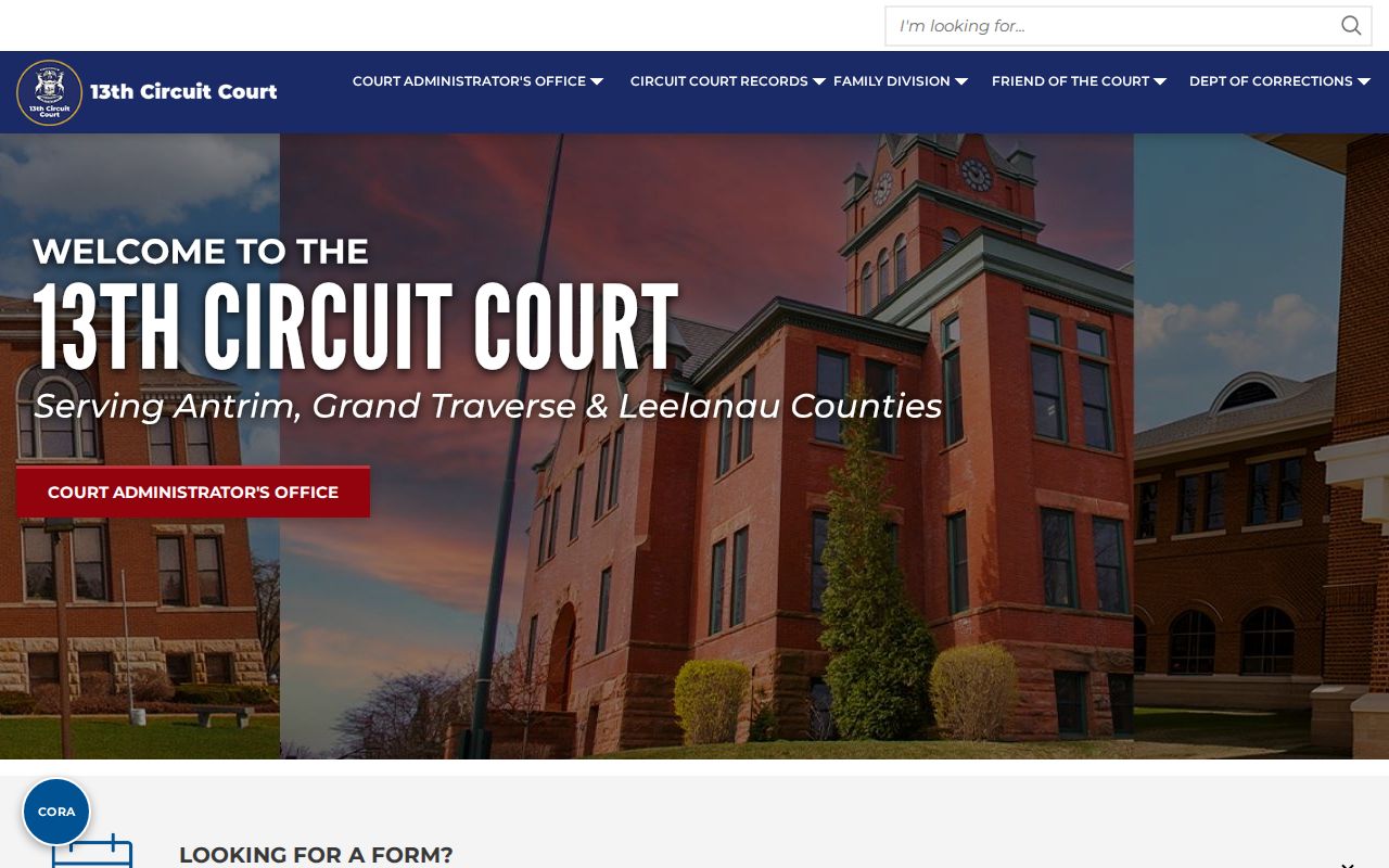 Leelanau County court docket shared 13th Circuit public terminal information